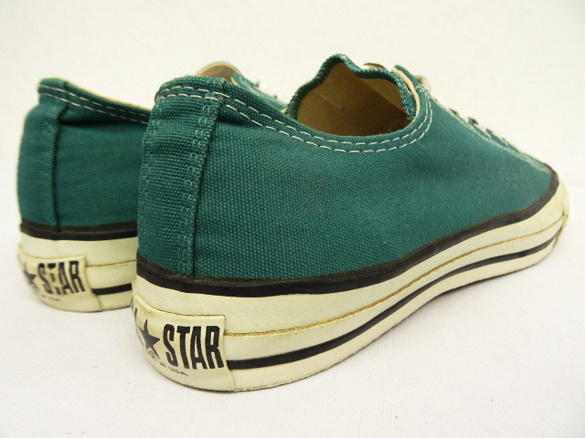 画像: 90'S CONVERSE "ALL STAR LO" キャンバススニーカー GREEN USA製 (DEADSTOCK)