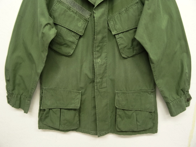 画像: 60'S アメリカ軍 US ARMY "JUNGLE FATIGUE 3rd" ノンリップ ファティーグジャケット S-R (VINTAGE)