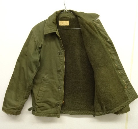 画像: 60'S アメリカ軍 US NAVY "A-2" 初期モデル 三角フラップ デッキジャケット (VINTAGE)