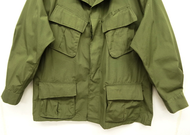 画像: 60'S アメリカ軍 US ARMY "JUNGLE FATIGUE 4th" リップストップ ファティーグジャケット L-SHORT (DEADSTOCK)