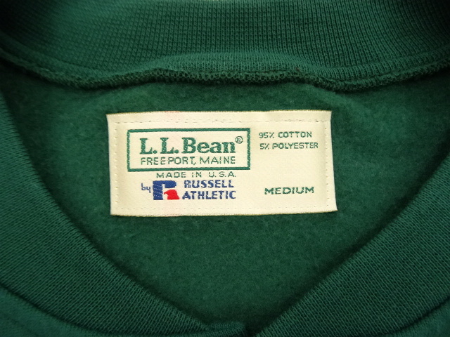 画像: 90'S LL Bean by RUSSELL ATHLETIC ヘンリーネック スウェットシャツ USA製 (DEADSTOCK)