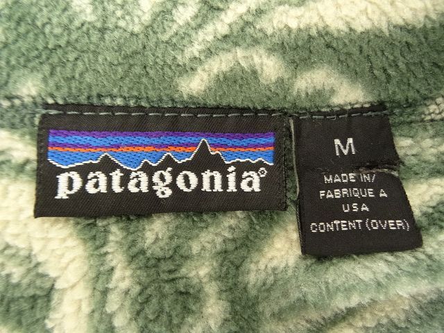 画像: 90'S PATAGONIA ハーフジップ フリースジャケット ハイビスカス柄 USA製 (VINTAGE)