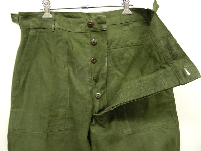 画像: 60'S アメリカ軍 US ARMY アジャスター付き ベイカーパンツ MEDIUM (VINTAGE)