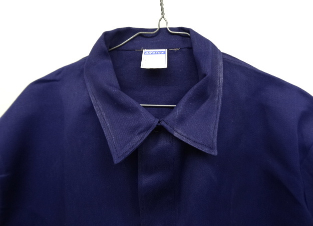 画像: 60'S ALFOLUX フレンチワーク カバーオール ワークジャケット NAVY (DEADSTOCK)