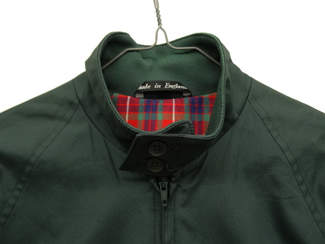 画像: 90'S BARACUTA G3 ドライビングジャケット ハンターグリーン イングランド製 (VINTAGE)