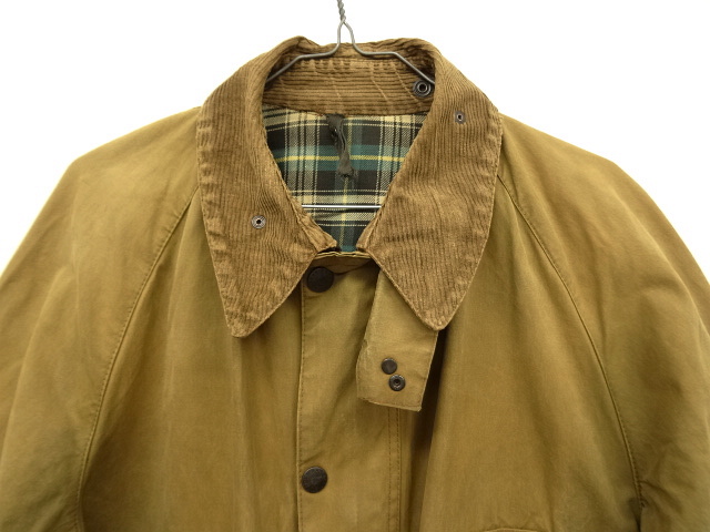 画像: 80'S BARBOUR 2クレスト "SOLWAY ZIPPER" オイルドジャケット KHAKI イングランド製 (VINTAGE)