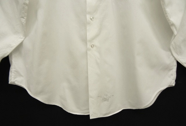 画像: 60'S ARROW コットン100% 長袖 ドレスシャツ ホワイト USA製 (VINTAGE)