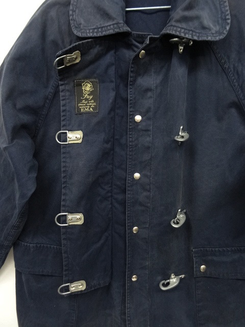 画像: 80'S FAY コットン ファイヤーマンコート NAVY イタリア製 (VINTAGE)