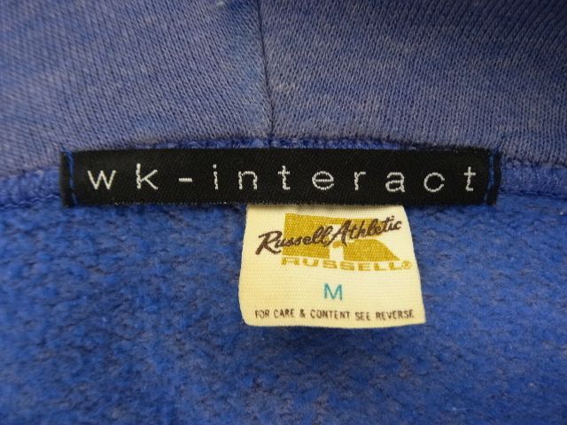 画像: WK INTERACT "一点物" フルジップ パーカー ブルー USA製 (VINTAGE)