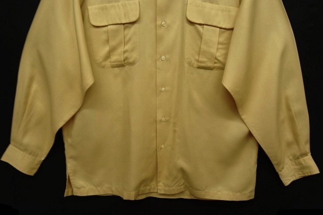 画像: 90'S RALPH LAUREN レーヨン100% オープンカラーシャツ BEIGE (VINTAGE)