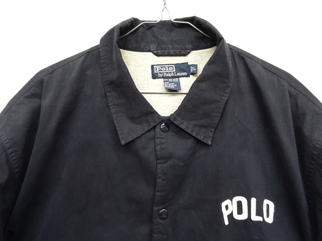 画像: 90'S RALPH LAUREN 裏地付き コーチジャケット NAVY (VINTAGE)