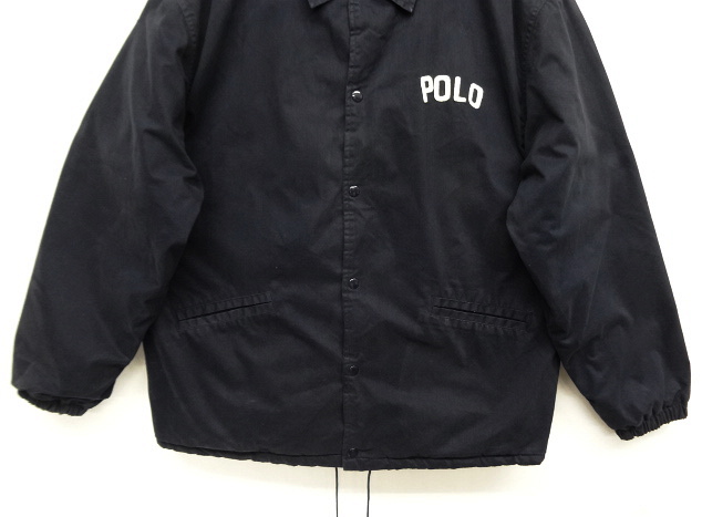 画像: 90'S RALPH LAUREN 裏地付き コーチジャケット NAVY (VINTAGE)