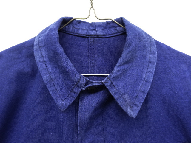 画像: 70'S LE PELERIN フレンチワーク ワークジャケット カバーオール BLUE フランス製 (VINTAGE)