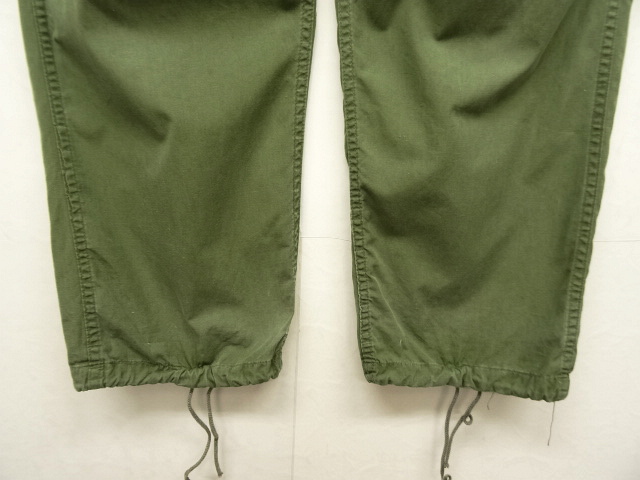 画像: 60'S アメリカ軍 US ARMY "JUNGLE FATIGUE 3rd" ノンリップ カーゴパンツ M-R (VINTAGE)