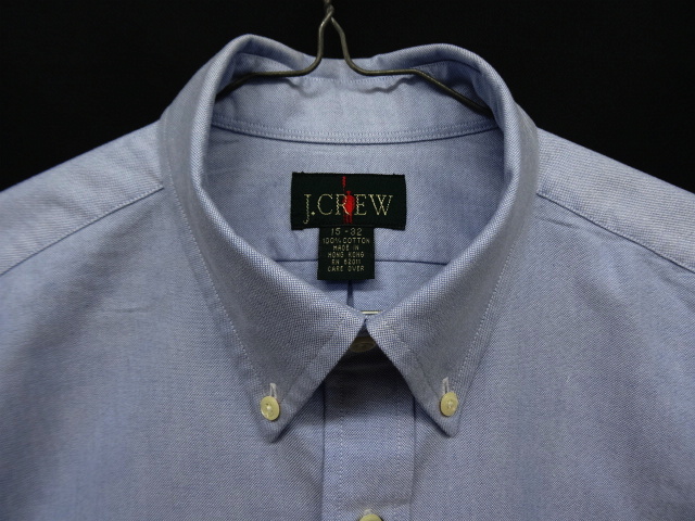 画像: 90'S J.CREW 旧タグ オックスフォード BDシャツ ブルー (DEADSTOCK)