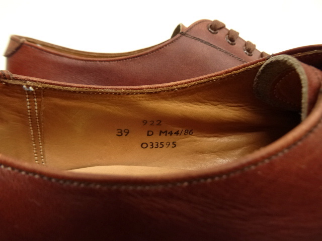 画像: 60'S BROOKS BROTHERS "BROOKS ENGLISH" プレーントゥ MADE IN ENGLAND (VINTAGE)