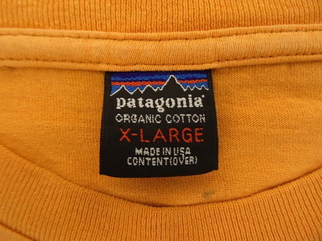 画像: 90'S PATAGONIA 黒タグ バックプリント オーバルロゴ 長袖Tシャツ USA製 (VINTAGE)