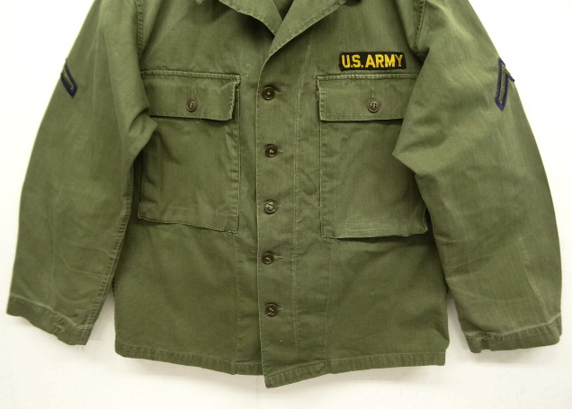 画像: 40'S アメリカ軍 US ARMY M43 ガスフラップ付き HBT ジャケット 40R (VINTAGE)