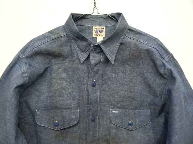 画像: 50'S SWEET-ORR ユニオンチケット付き シャンブレーシャツ USA製 (DEADSTOCK)