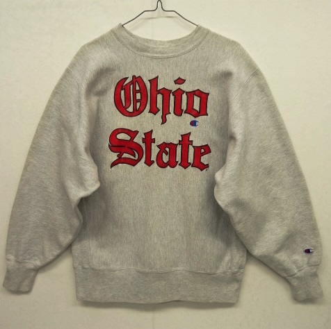 90s Ohio States オハイオ リバースウィーブ 刺繍タグ