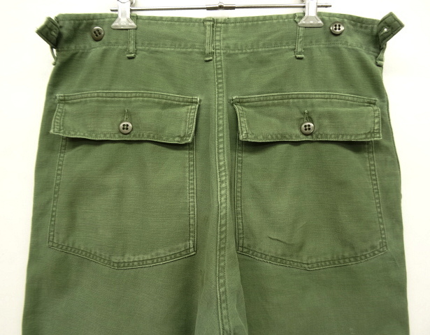 画像: 60'S アメリカ軍 US ARMY "OG107" アジャスター付き コットンサテン ベイカーパンツ (VINTAGE)