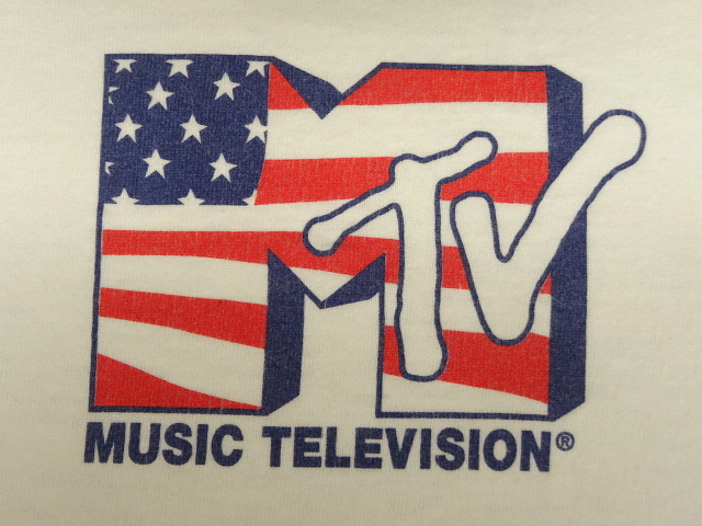 画像: 01'S MTV 9.11 追悼 限定Tシャツ ホワイト/星条旗 (VINTAGE)