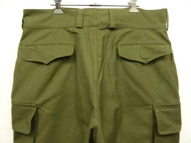 画像: 50'S フランス軍 M47 フィールドパンツ 前期型 OLIVE サイズ25 (DEADSTOCK)