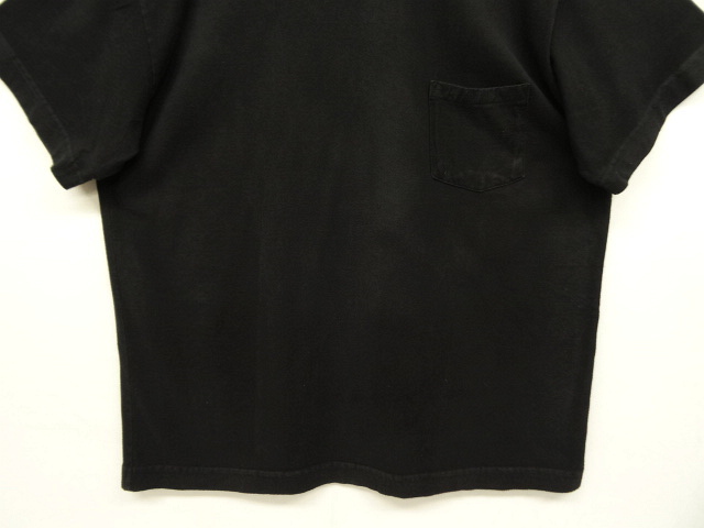 画像: 90'S J.CREW 旧タグ ポケット付き 半袖 Tシャツ ブラック (VINTAGE)