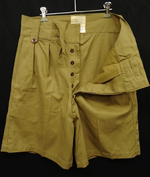 画像: 50'S オーストラリア軍 プリーツ入り グルカショーツ KHAKI (DEADSTOCK)