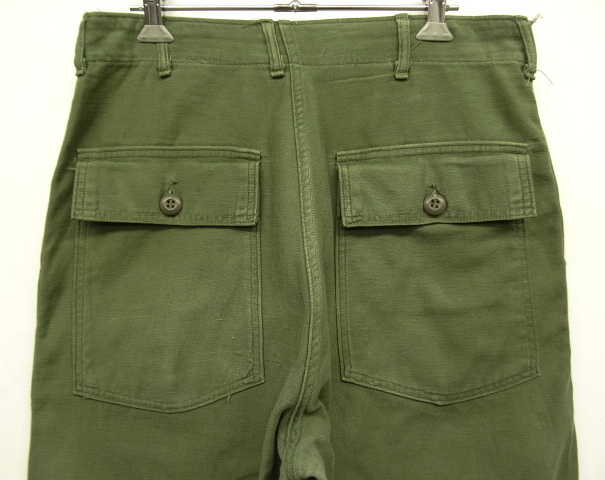 画像: 60'S アメリカ軍 US ARMY "OG107" コットンサテン ベイカーパンツ (VINTAGE)