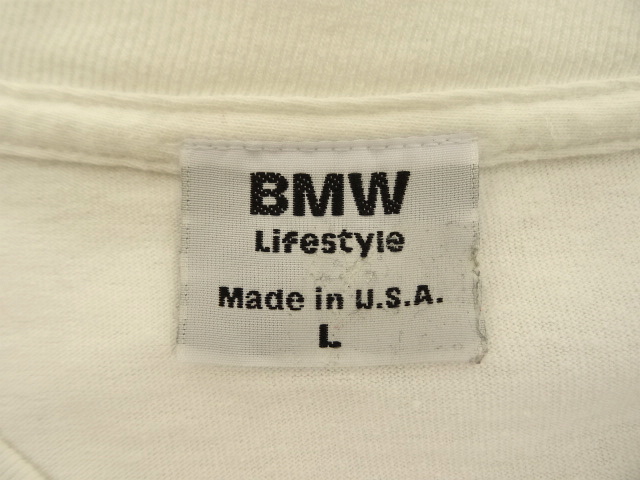 画像: BMW 半袖 オフィシャル Tシャツ ホワイト USA製 (VINTAGE)