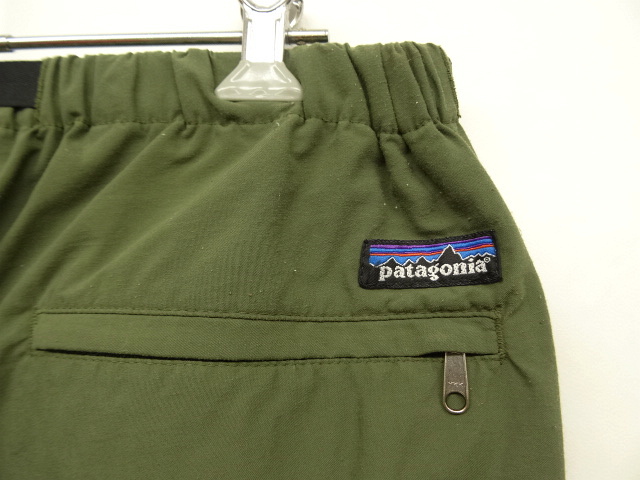 画像: 00'S PATAGONIA ベルト付き ナイロンパンツ OLIVE (VINTAGE)