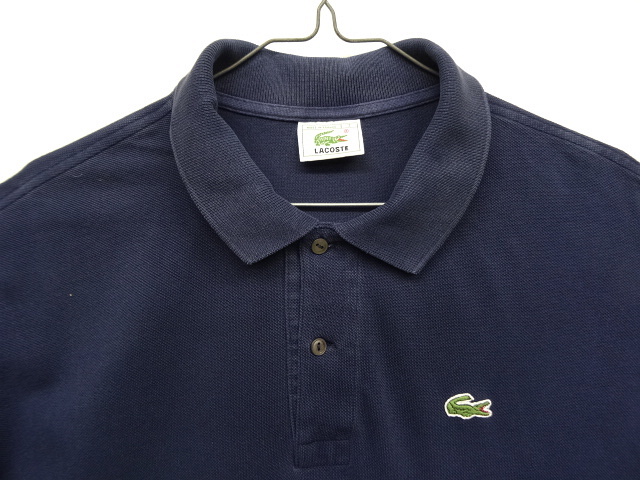 画像: 80'S CHEMISE LACOSTE ポロシャツ ネイビー フランス製 (VINTAGE)