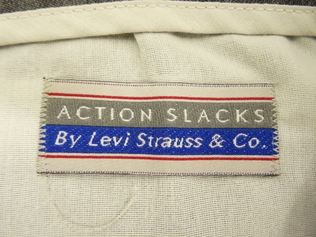 画像: 80'S~90'S LEVIS "ACTION SLACKS" スラックス グレー (VINTAGE)