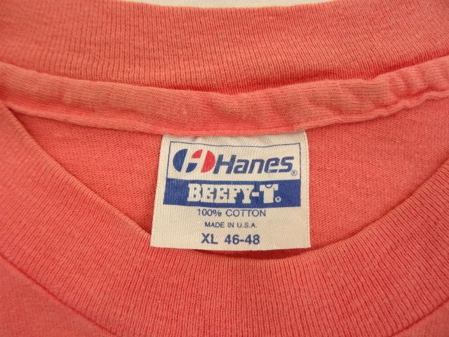 画像: 80'S LL Bean シングルステッチ 半袖 Tシャツ コーラル USA製 (VINTAGE)