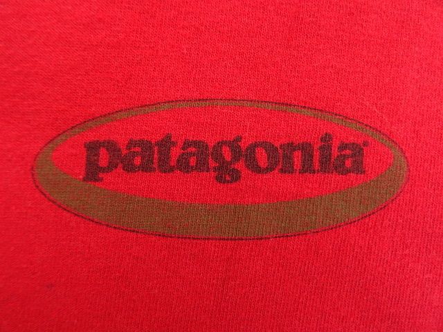 画像: 90'S PATAGONIA オーバルロゴ バックプリント BENEFICIAL T'S 半袖Tシャツ USA製 (VINTAGE)