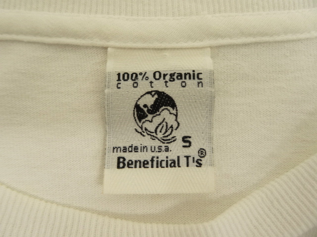 画像: 90'S PATAGONIA .comロゴ バックプリント BENEFICIAL T'S 半袖Tシャツ USA製 (VINTAGE)