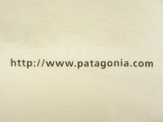 画像: 90'S PATAGONIA .comロゴ バックプリント BENEFICIAL T'S 半袖Tシャツ USA製 (VINTAGE)