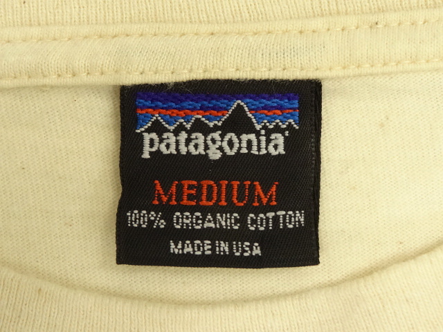 画像: 90'S PATAGONIA 黒タグ バックプリント 半袖Tシャツ USA製 (VINTAGE)