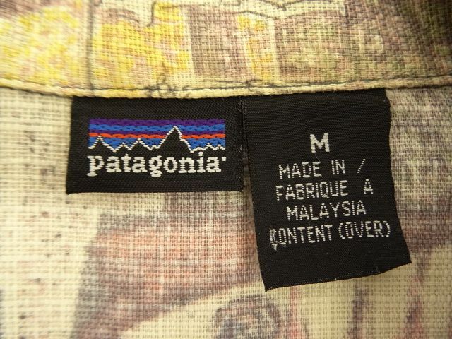 画像: 90'S PATAGONIA コットン 半袖シャツ 総柄 (VINTAGE)