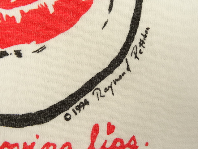 画像: 90'S RAYMOND PETTIBON 半袖 Tシャツ ホワイト USA製 (VINTAGE)