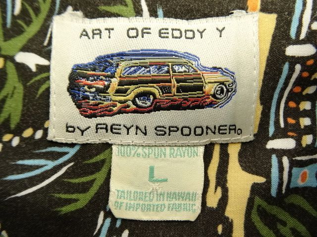 画像: 90'S ART OF EDDY Y by REYN SPOONER レーヨン アロハシャツ ハワイ製 (VINTAGE)