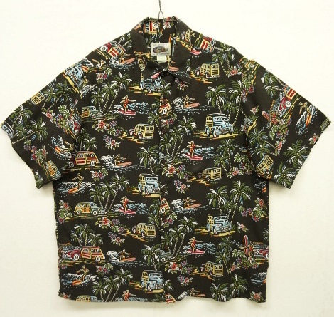 デッドストック未使用品！90's ビッグ REYN SPOONER EDDY Y - シャツ
