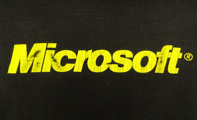 画像: 90'S MICROSOFT シングルステッチ 半袖 Tシャツ BLACK USA製 (VINTAGE)