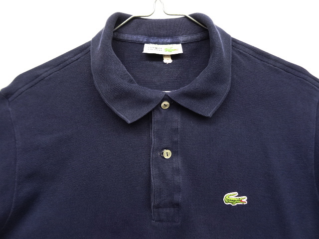 画像: 70'S CHEMISE LACOSTE ポロシャツ ネイビー フランス製 (VINTAGE)