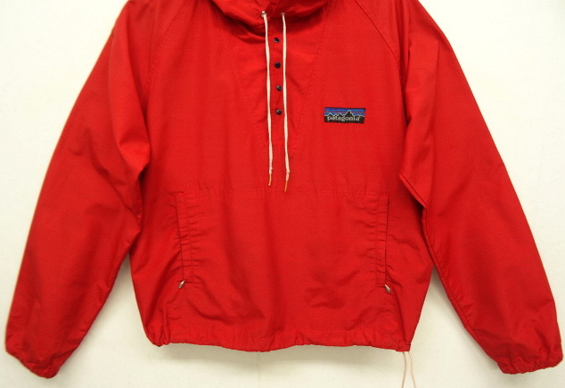 画像: 80'S PATAGONIA デカタグ アノラックパーカー レッド (VINTAGE)