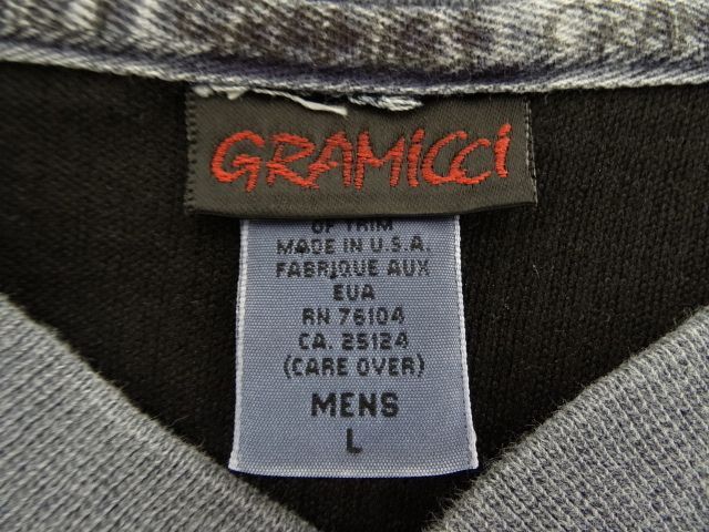 画像: 90'S GRAMICCI ワンボタンヘンリーネック ワッフルシャツ USA製 (VINTAGE)