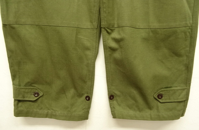 画像: 50'S フランス軍 M47 フィールドパンツ 前期型 OLIVE サイズ23 (DEADSTOCK)