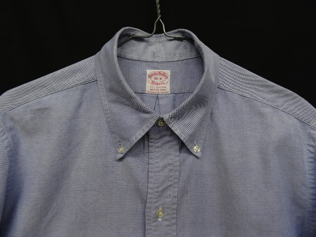画像: 70'S BROOKS BROTHERS "6ボタン" BDシャツ ブルー USA製 (VINTAGE)