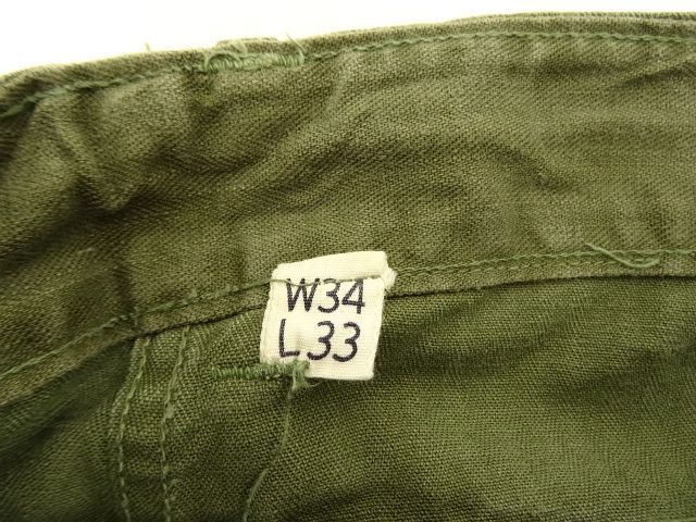 画像: 40'S アメリカ軍 US ARMY M-43 HBT カーゴパンツ (VINTAGE)